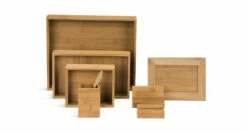 Bamboo Desk Organizer Set By UPLIFT Desk