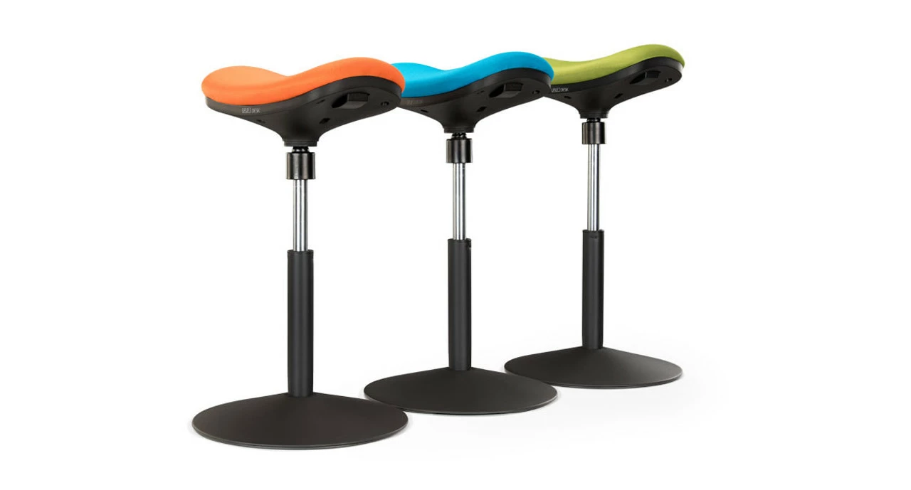 E3 Crescent Saddle Stool By UPLIFT Desk - Image 3