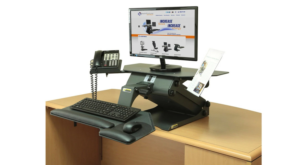 HealthPostures TaskMate Executive 6100 Desk Converter - Image 3