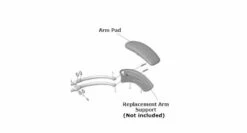 Humanscale Freedom Chair Arm Pads