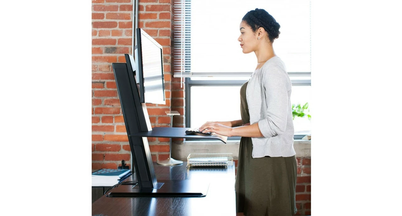 Humanscale Quickstand Eco Height Adjustable Workstation - Single Monitor - Image 4