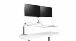 Humanscale QuickStand Lite Height Adjustable Workstation - Dual Monitor