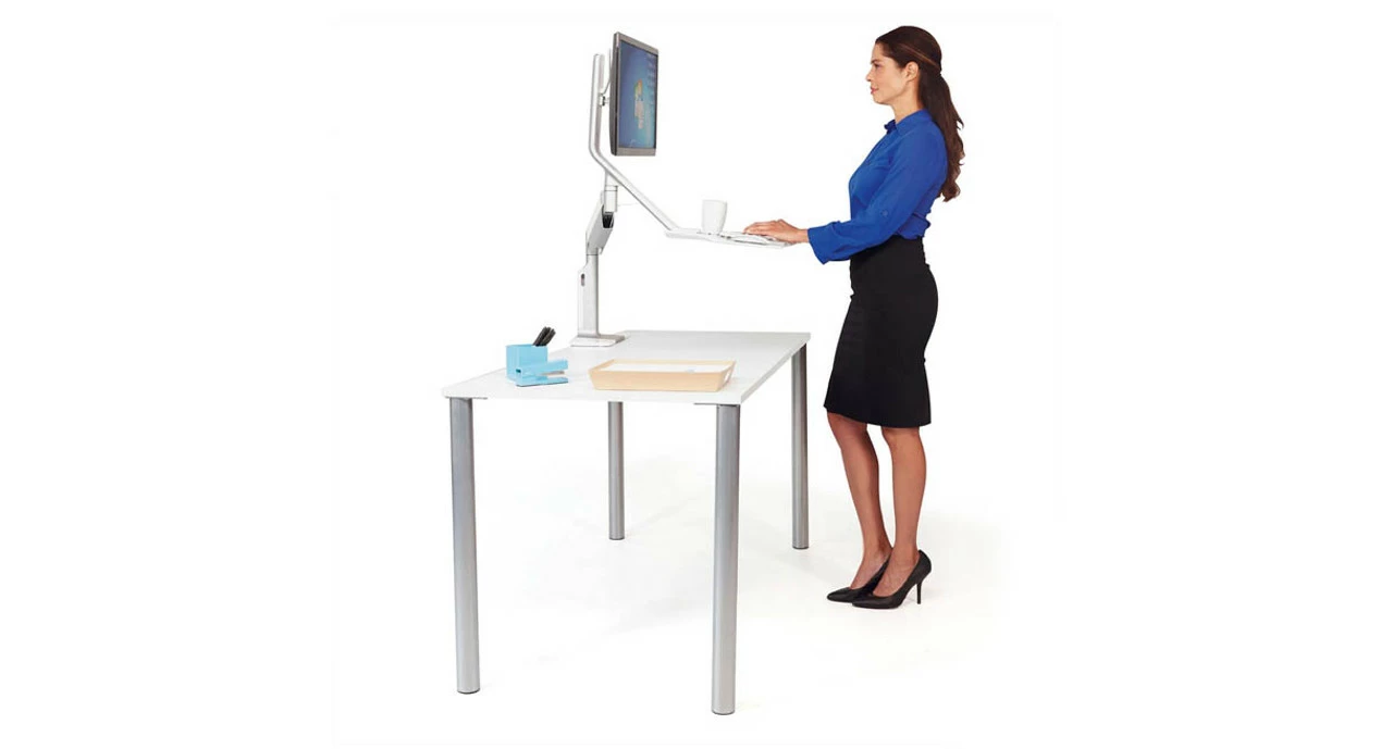 Humanscale QuickStand Lite Height Adjustable Workstation - Single Monitor - Image 3