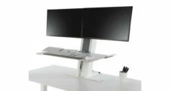 Humanscale QuickStand Height Adjustable Workstation - Dual Monitor