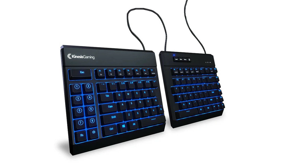 Kinesis Gaming Freestyle Edge Split Ergonomic Gaming Keyboard (KB975)