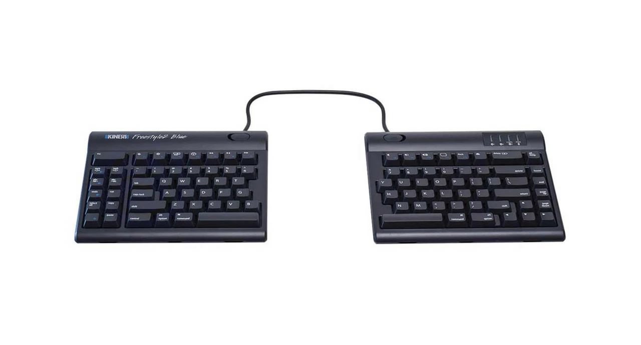 Kinesis Freestyle2 Blue, Multichannel Bluetooth Keyboard For Mac - Image 4