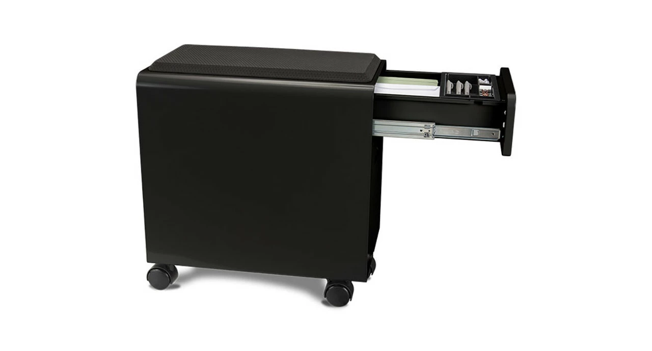 Narrow 2-Drawer File Cabinet With Seat, Rolling By UPLIFT Desk - Image 7