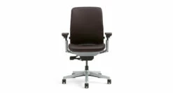 Steelcase Amia Chair In Sewn Leather