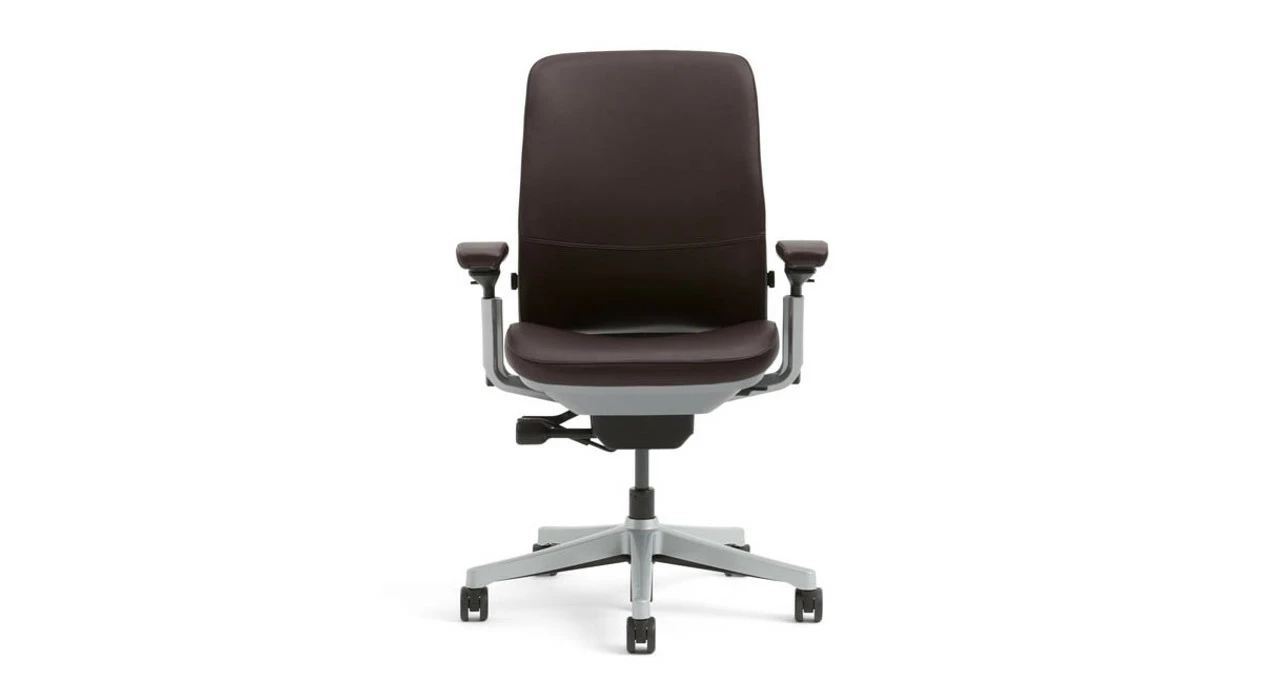 Steelcase Amia Chair In Sewn Leather