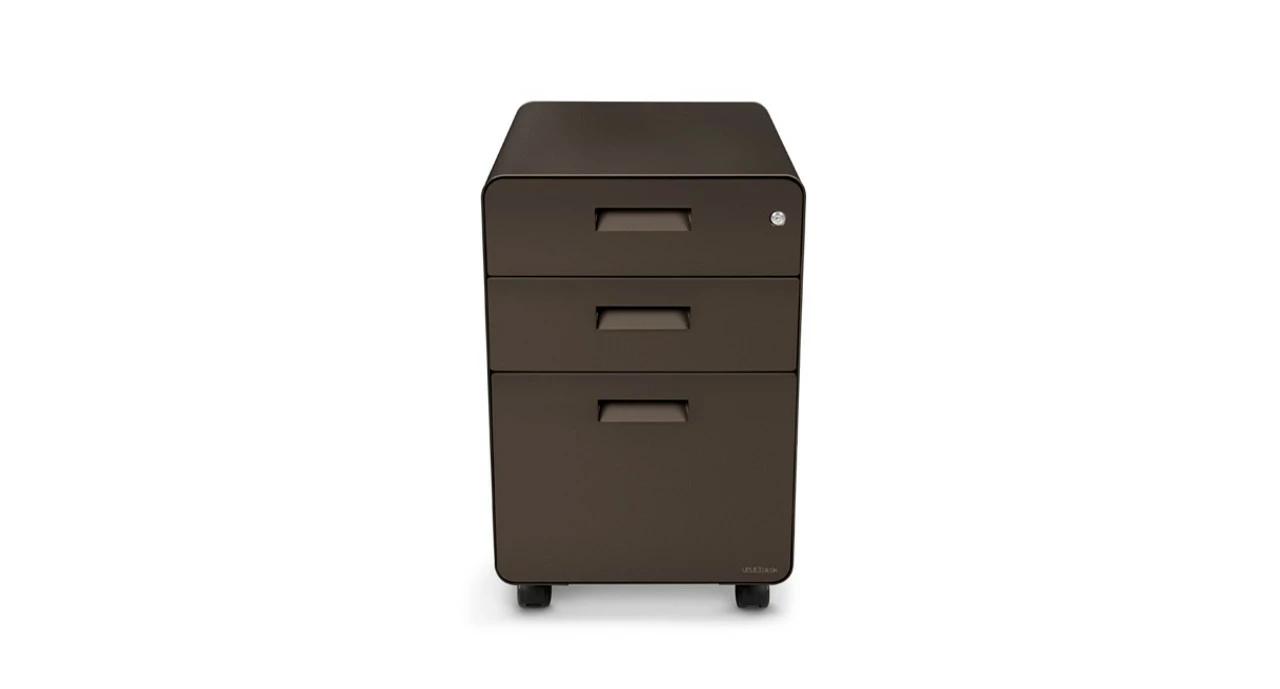 3-Drawer File Cabinet, Rolling By UPLIFT Desk - Image 4