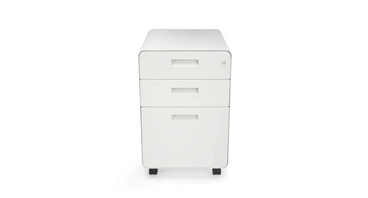 3-Drawer File Cabinet, Rolling By UPLIFT Desk - Image 3