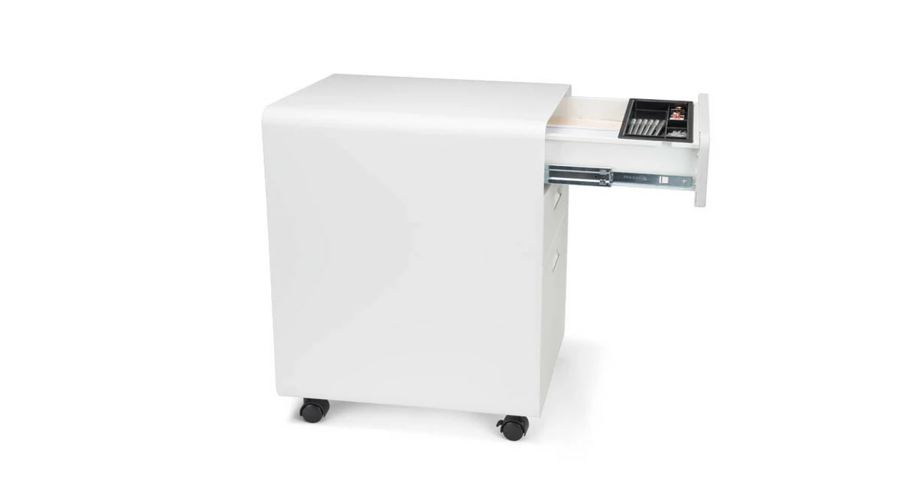 3-Drawer File Cabinet, Rolling By UPLIFT Desk - Image 10