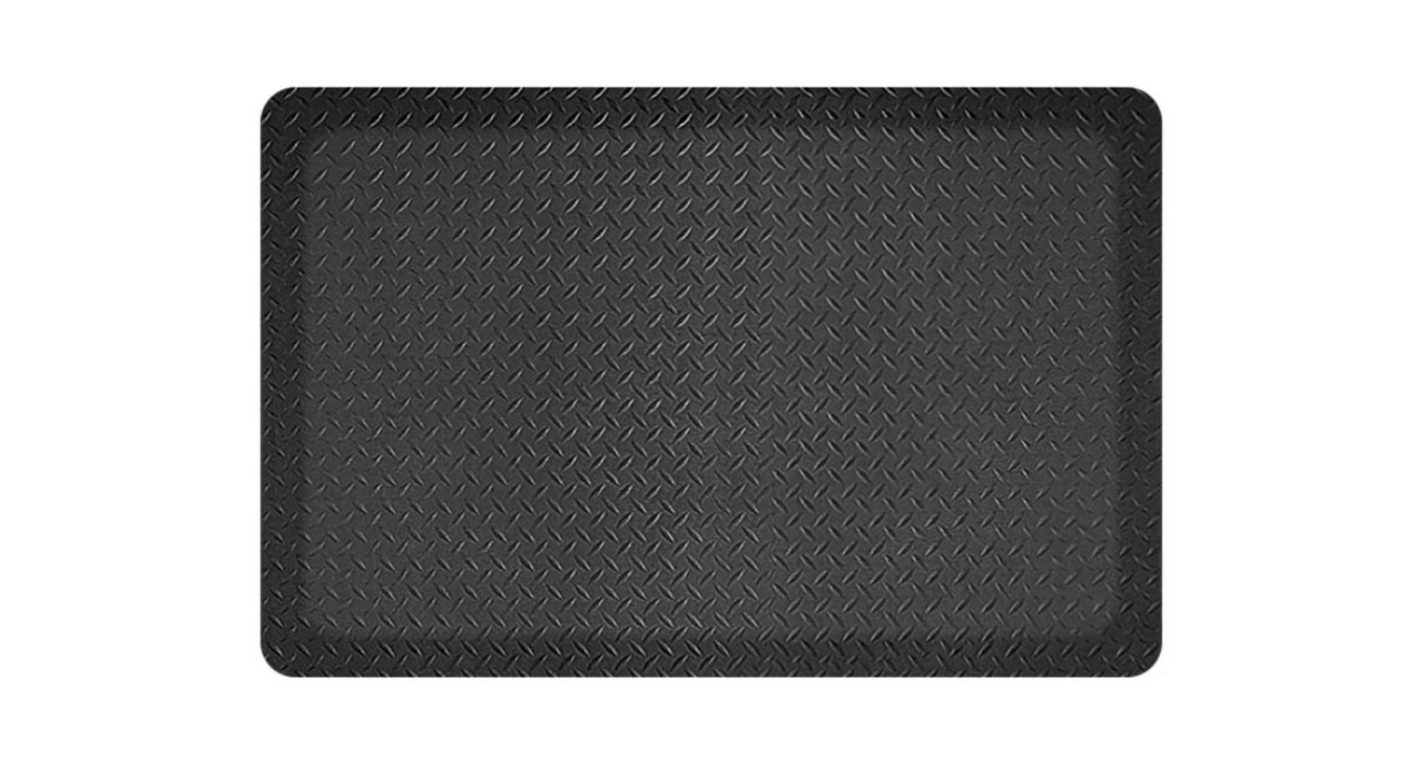 Wearwell 415 9/16" SpongeCote Diamond Plate Mat